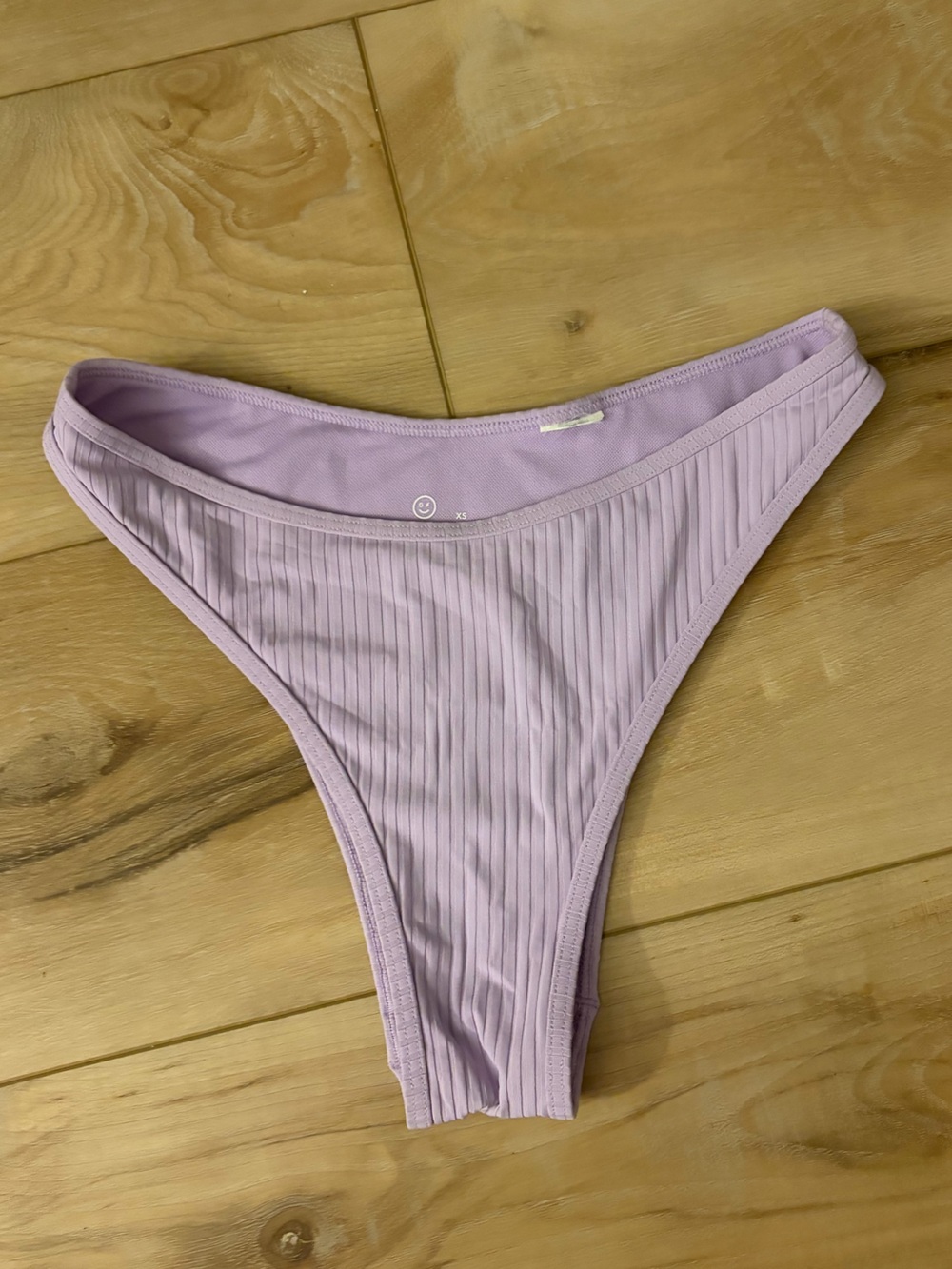 Gilly Hicks Ribbed Lilac Bikini Panty